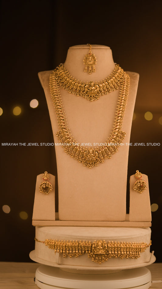 LAKSHMI VILASA BRIDAL COMBO WITH HIP CHAIN