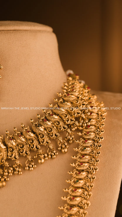 LAKSHMI VILASA BRIDAL COMBO WITH HIP CHAIN