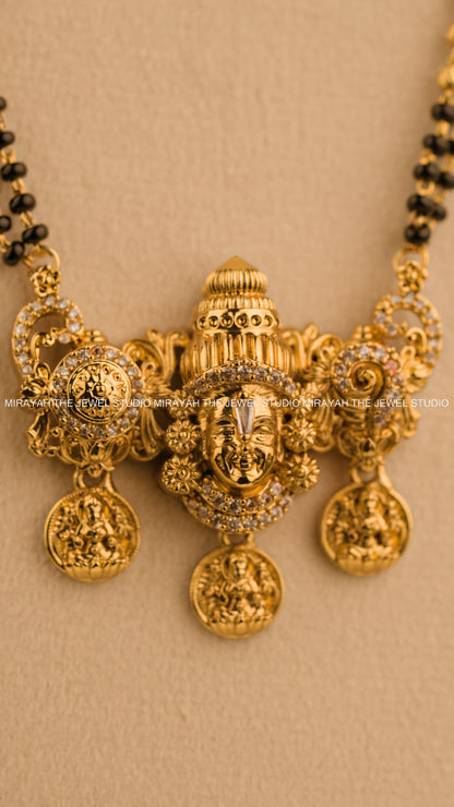 BLACK BEAD SRINIVASA HARAM