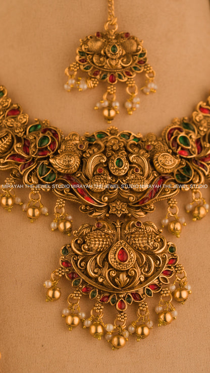MAYURA RAJASI  BRIDAL COMBO WITH HIP CHAIN