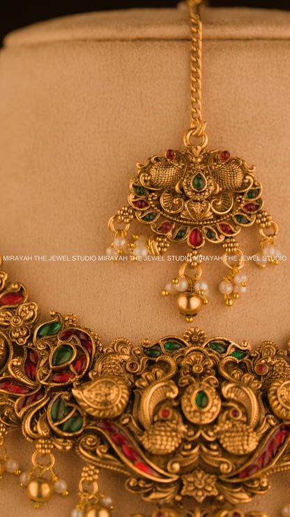 MAYURA RAJASI  BRIDAL COMBO WITH HIP CHAIN
