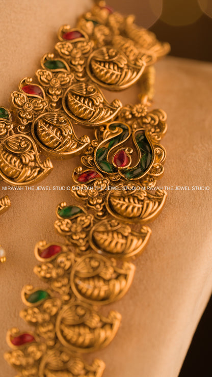 MAYURA RAJASI  BRIDAL COMBO WITH HIP CHAIN