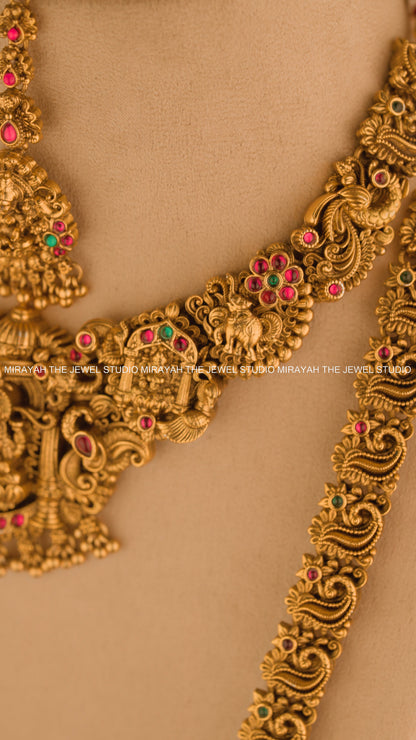SRI RAJALAKSHMI BRIDAL COMBO WITH HIP CHAIN