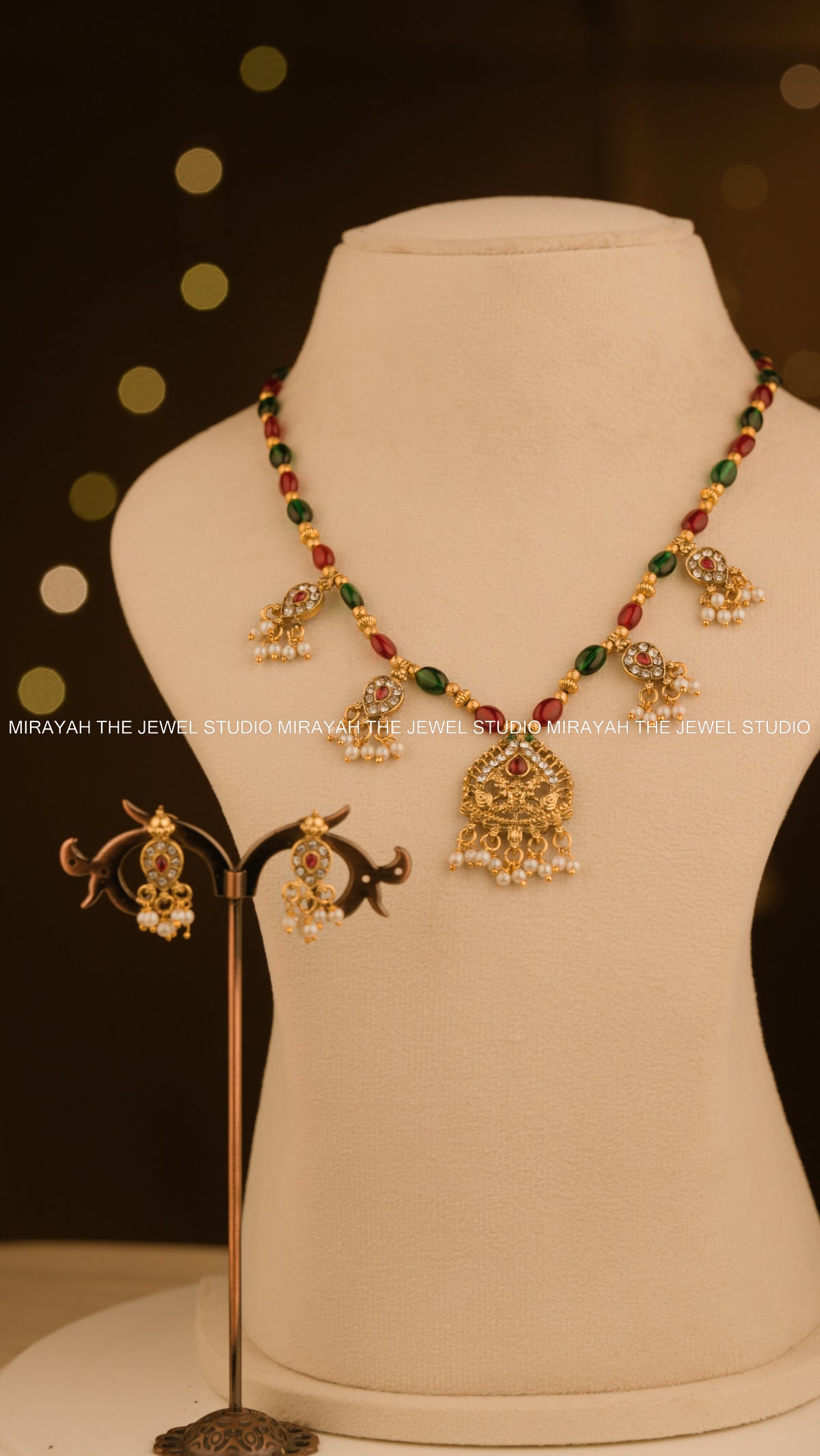 RUDRA MANI MALA - RED & GREEN