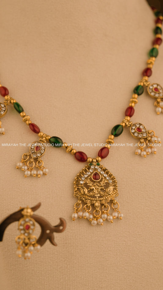 RUDRA MANI MALA - RED & GREEN