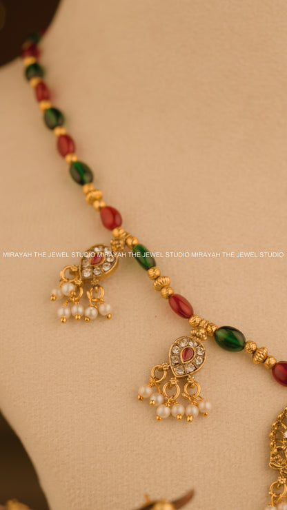 RUDRA MANI MALA - RED & GREEN