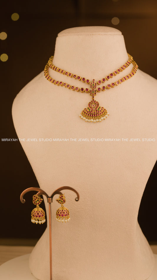 GARNET GRANDEUR NECKLACE