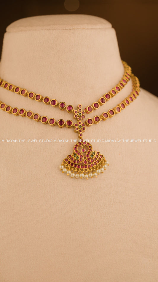 GARNET GRANDEUR NECKLACE