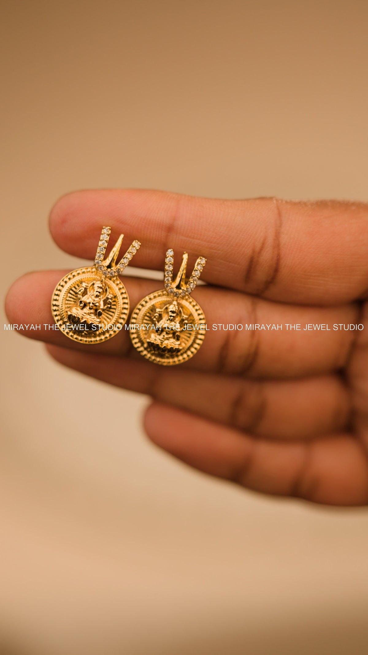 TIRUMALA CROWN EARRINGS