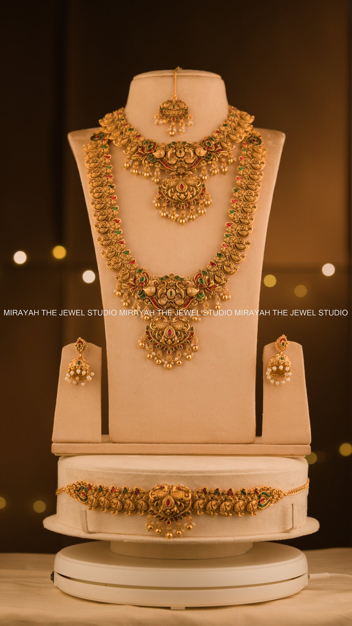 MAYURA RAJASI  BRIDAL COMBO WITH HIP CHAIN