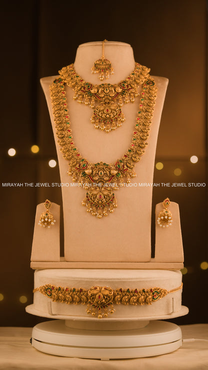 MAYURA RAJASI  BRIDAL COMBO WITH HIP CHAIN