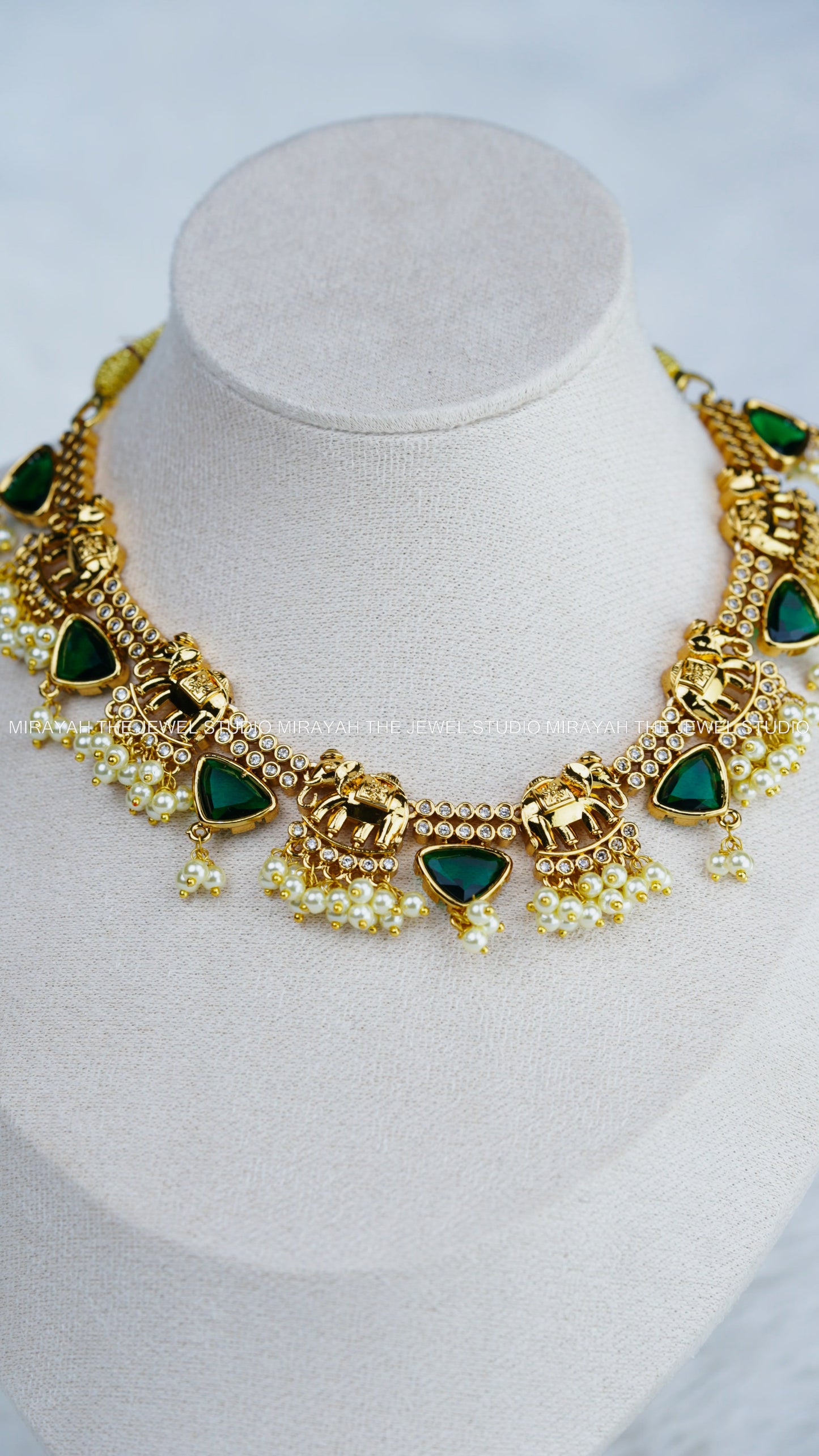 AD TUSKER SEQUENCE NECKLACE - GREEN