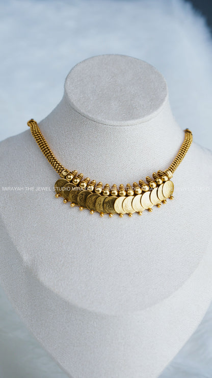 GOLD COIN CHOKER