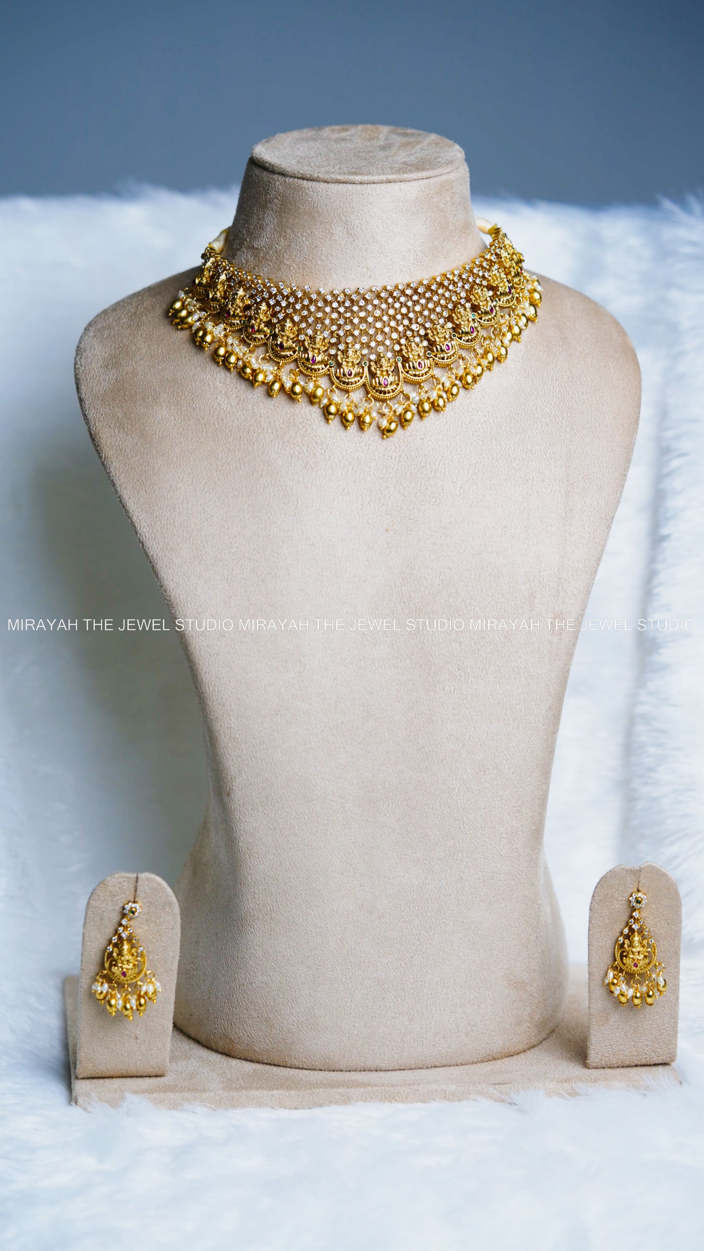 LAKSHMI AD RICE PEARL CHOKER
