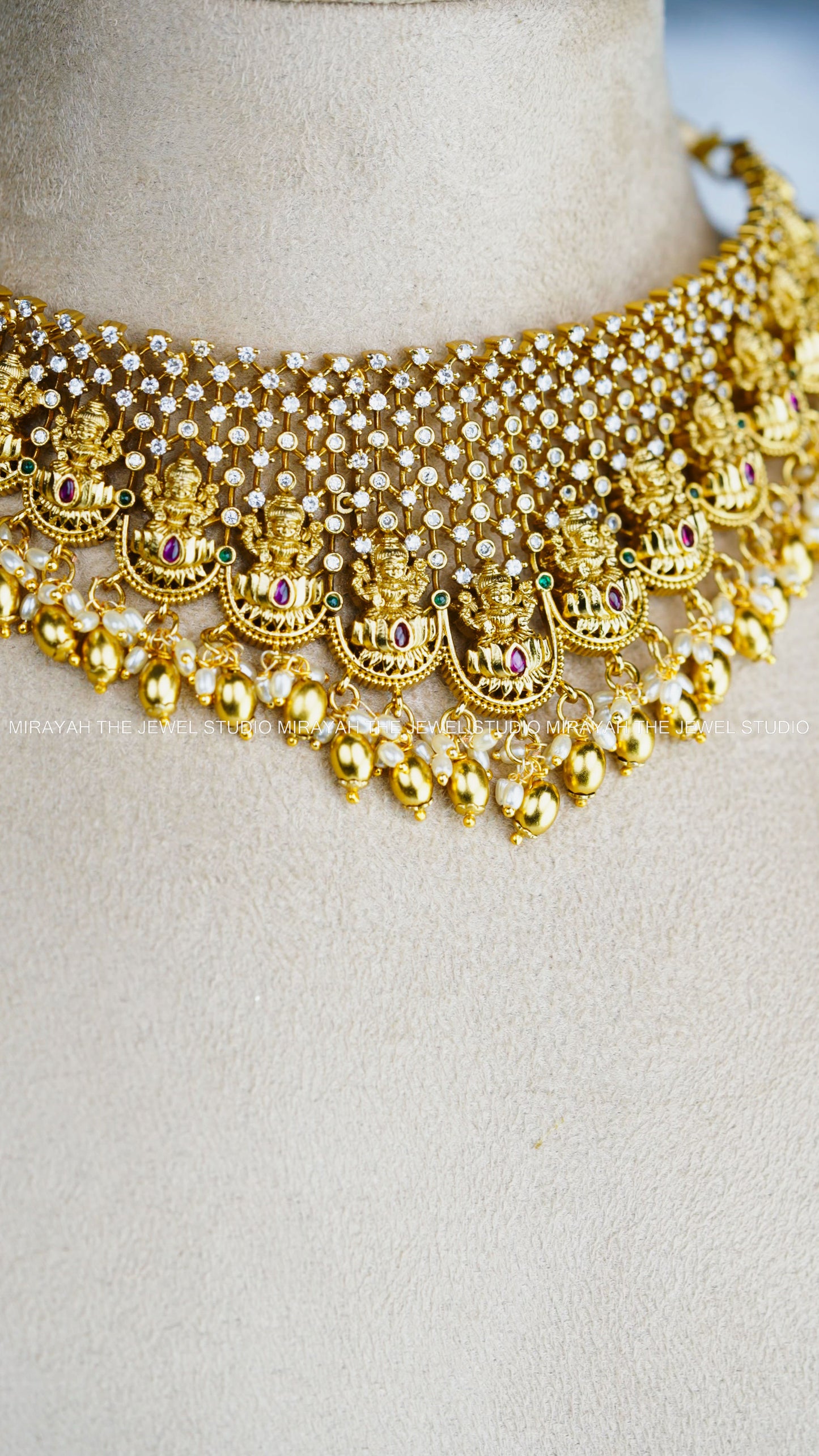 LAKSHMI AD RICE PEARL CHOKER
