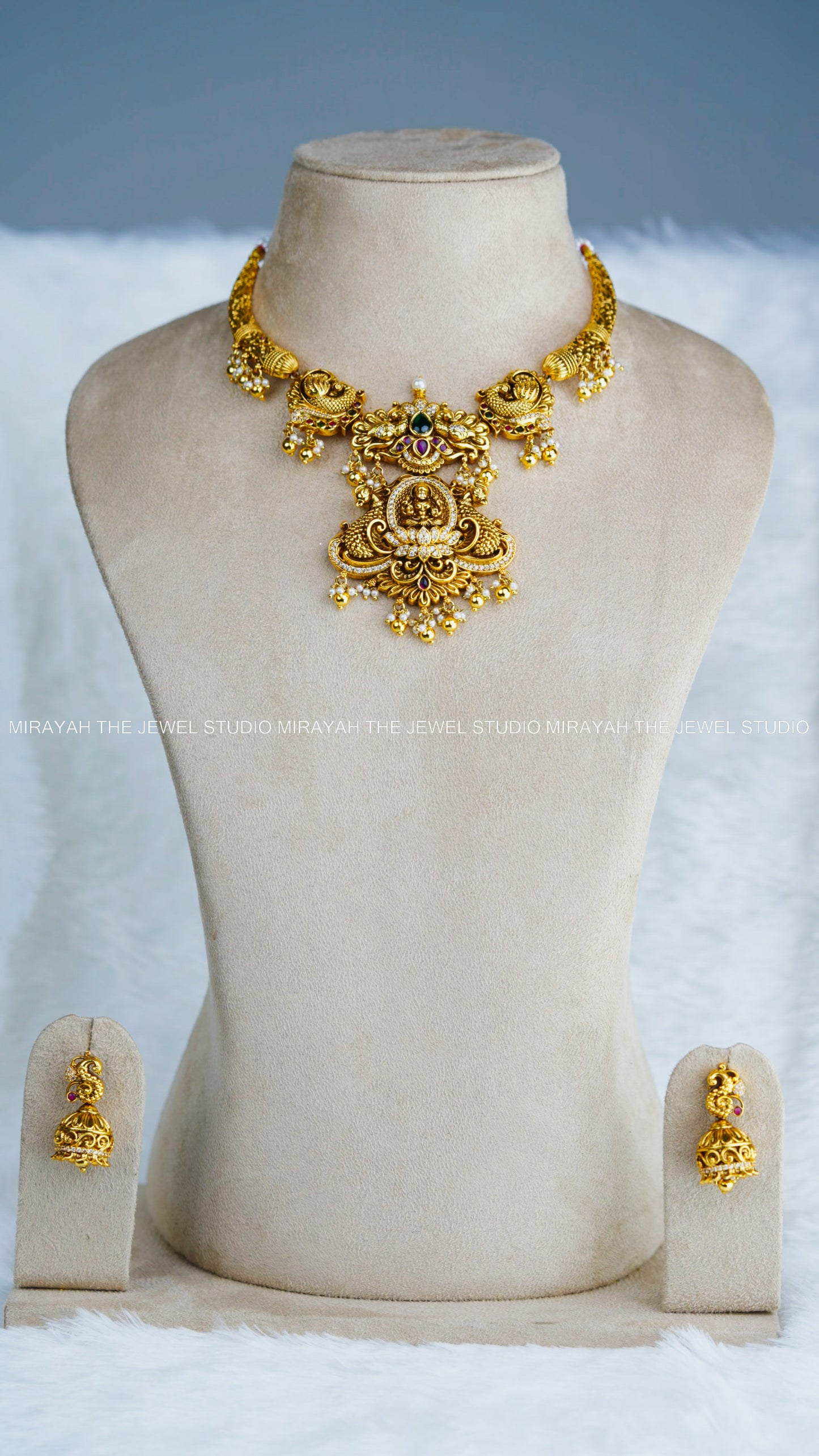 DHAANYA AD TEMPLE NECKLACE