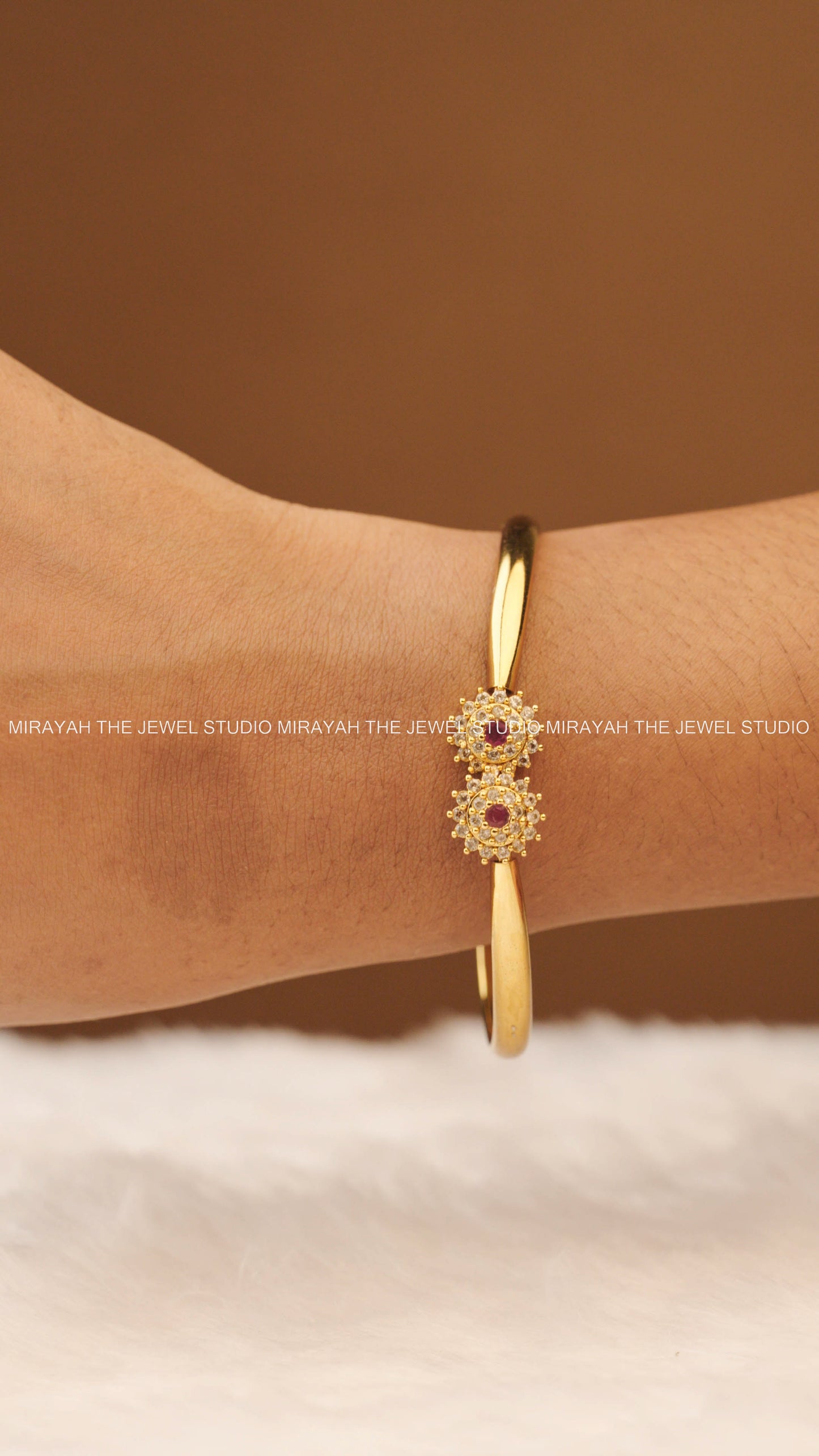 SOFT SPARKLE BRACELET (FREE SIZE) - PINK