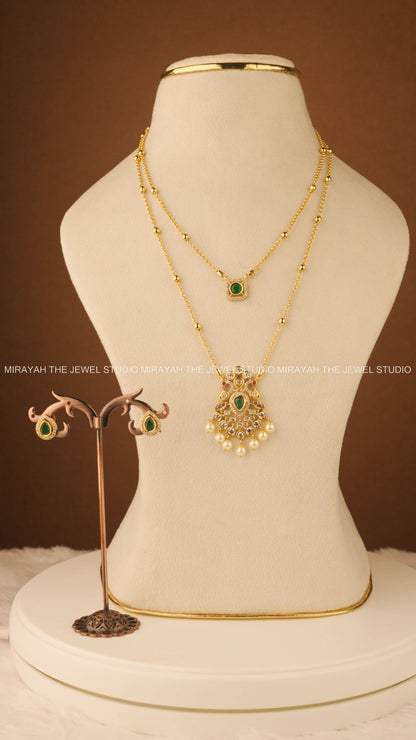 GREEN STREAKS LAYERED HARAM