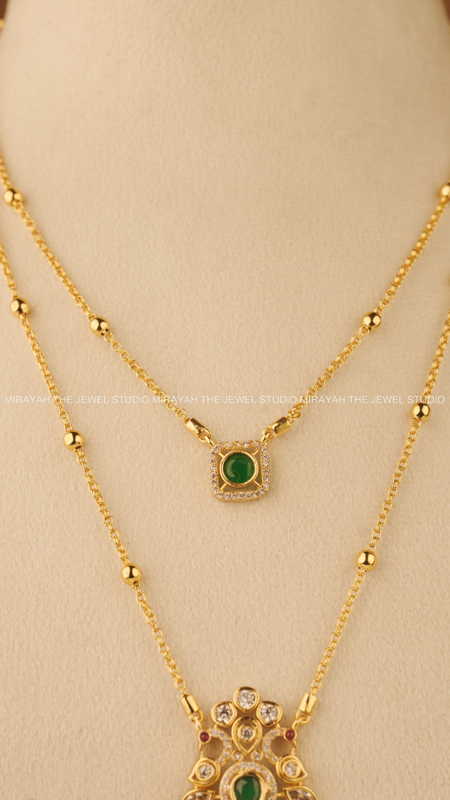 GREEN STREAKS LAYERED HARAM