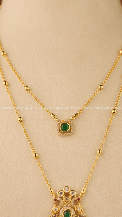 GREEN STREAKS LAYERED HARAM