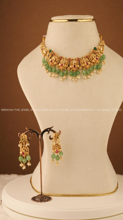 PEACOCK VARNIKA CHOKER