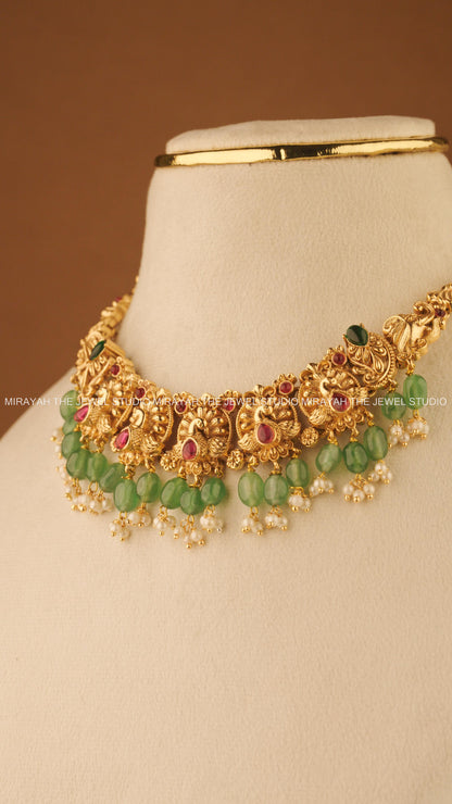 PEACOCK VARNIKA CHOKER