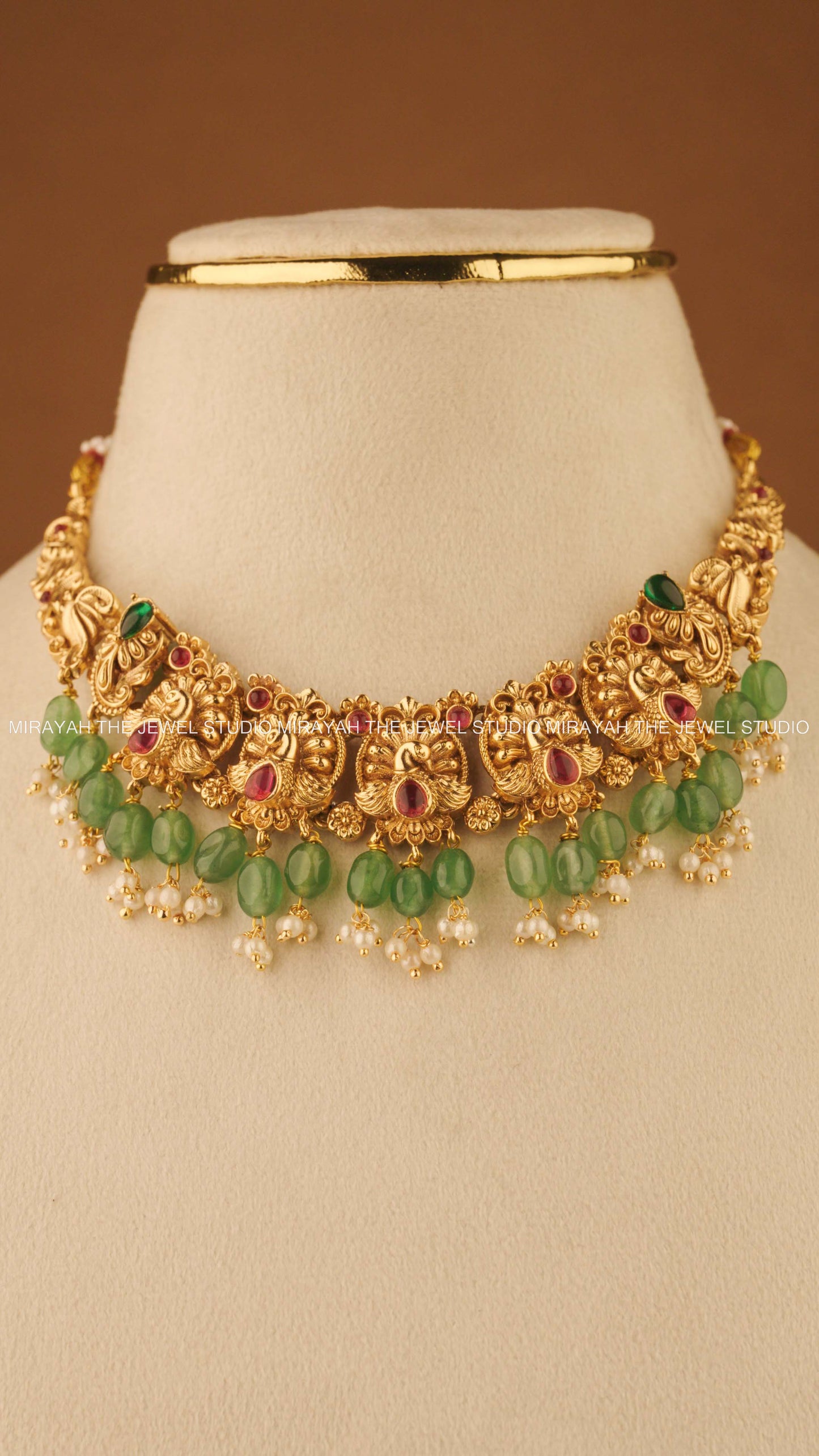 PEACOCK VARNIKA CHOKER