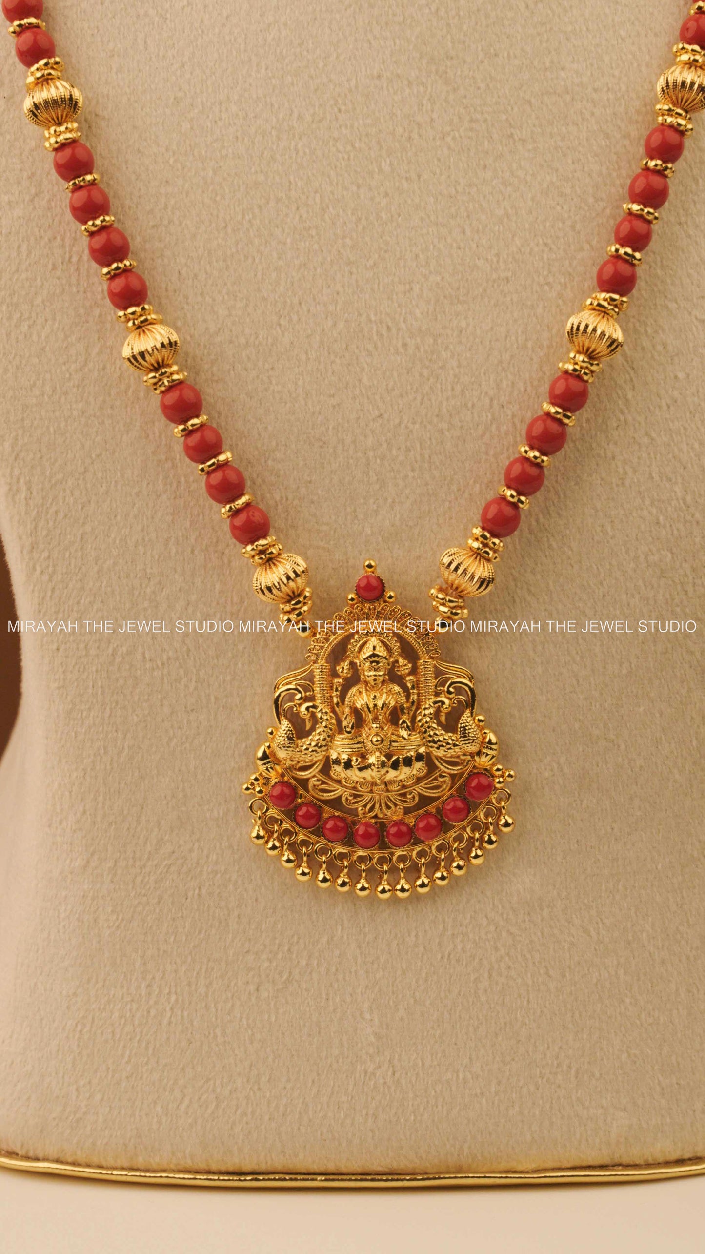 PAVALA MANGALA HARAM-MICRO PLATED