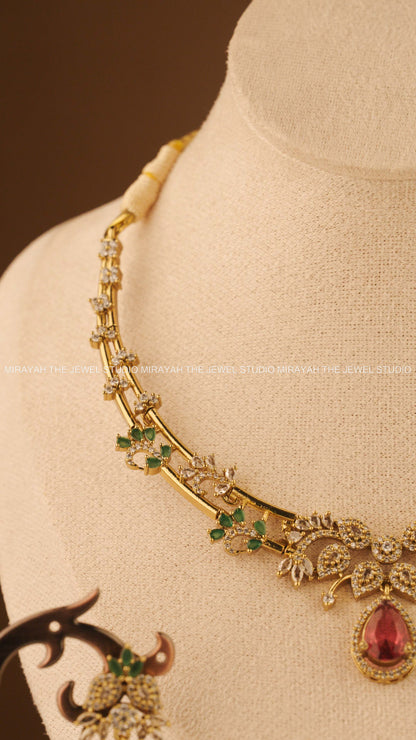 AAROHI ROSETTE AD NECKLACE
