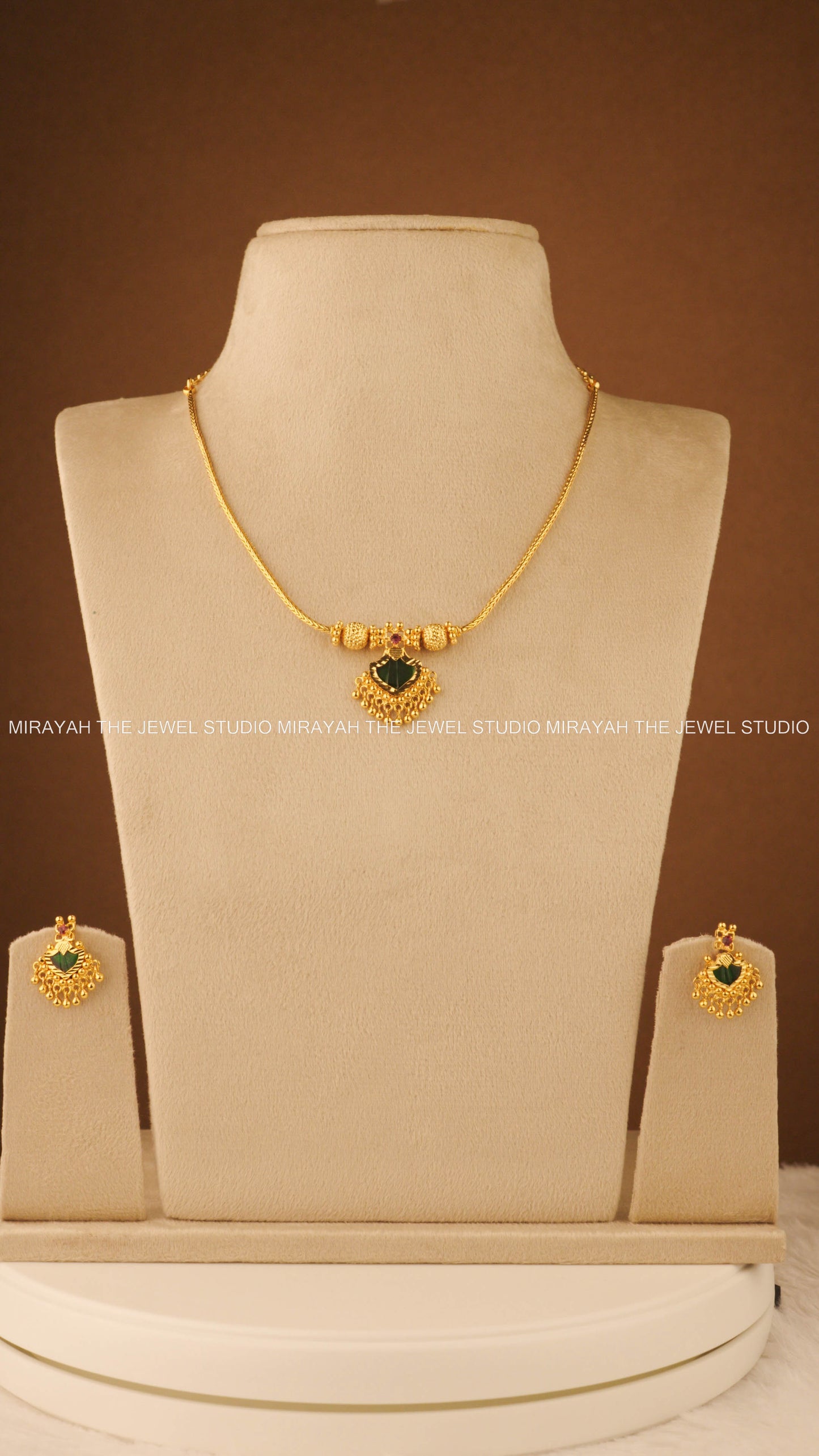 KAIRALI PALAKKA NECKLACE - GOLD PLATED