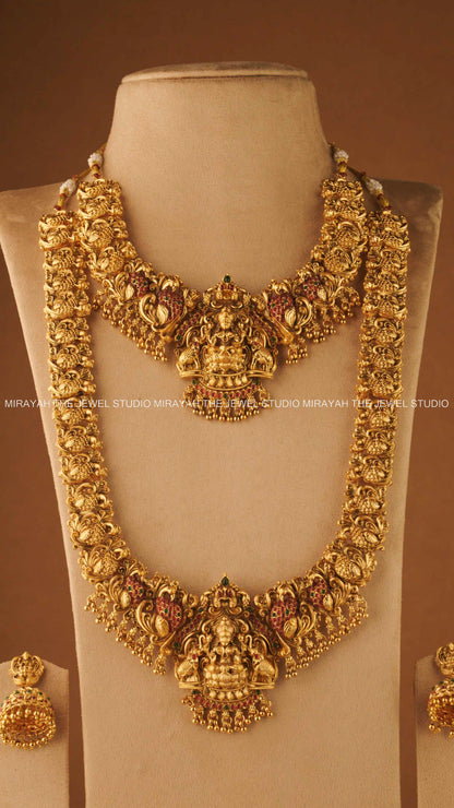 GAJALAKSHMI BRIDAL COMBO WITH HIP CHAIN