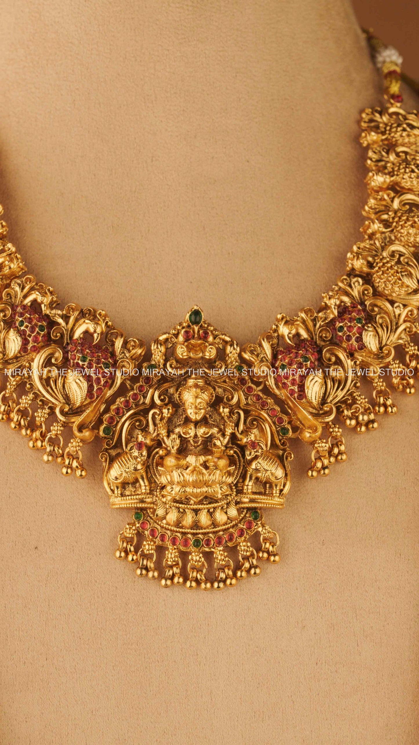 GAJALAKSHMI BRIDAL COMBO WITH HIP CHAIN