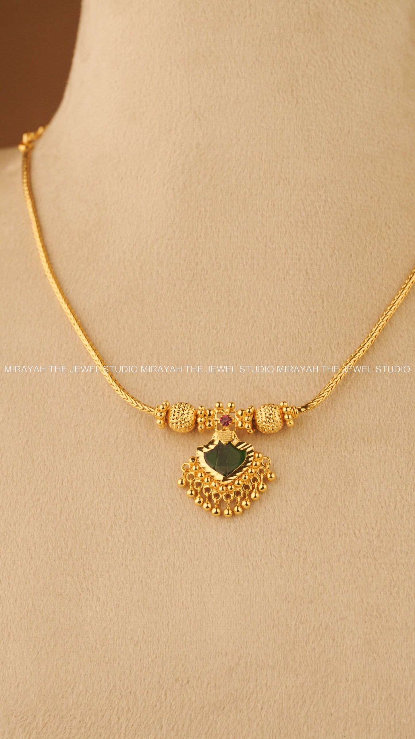 KAIRALI PALAKKA NECKLACE - GOLD PLATED