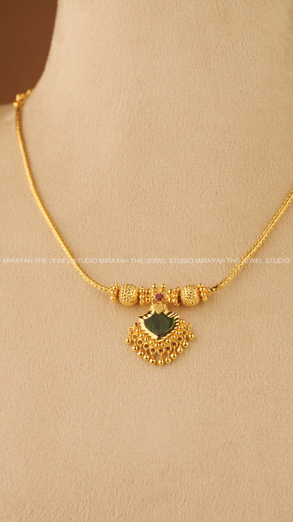 KAIRALI PALAKKA NECKLACE - GOLD PLATED