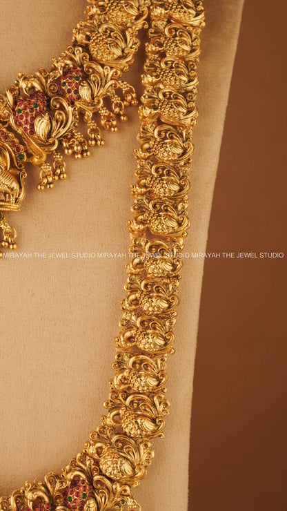 GAJALAKSHMI BRIDAL COMBO WITH HIP CHAIN