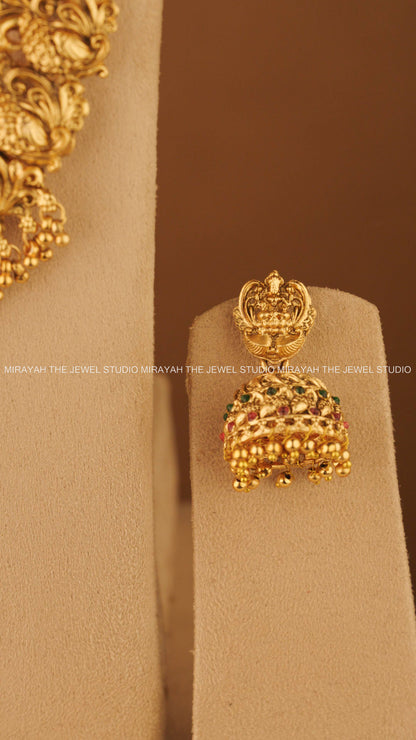 GAJALAKSHMI BRIDAL COMBO WITH HIP CHAIN