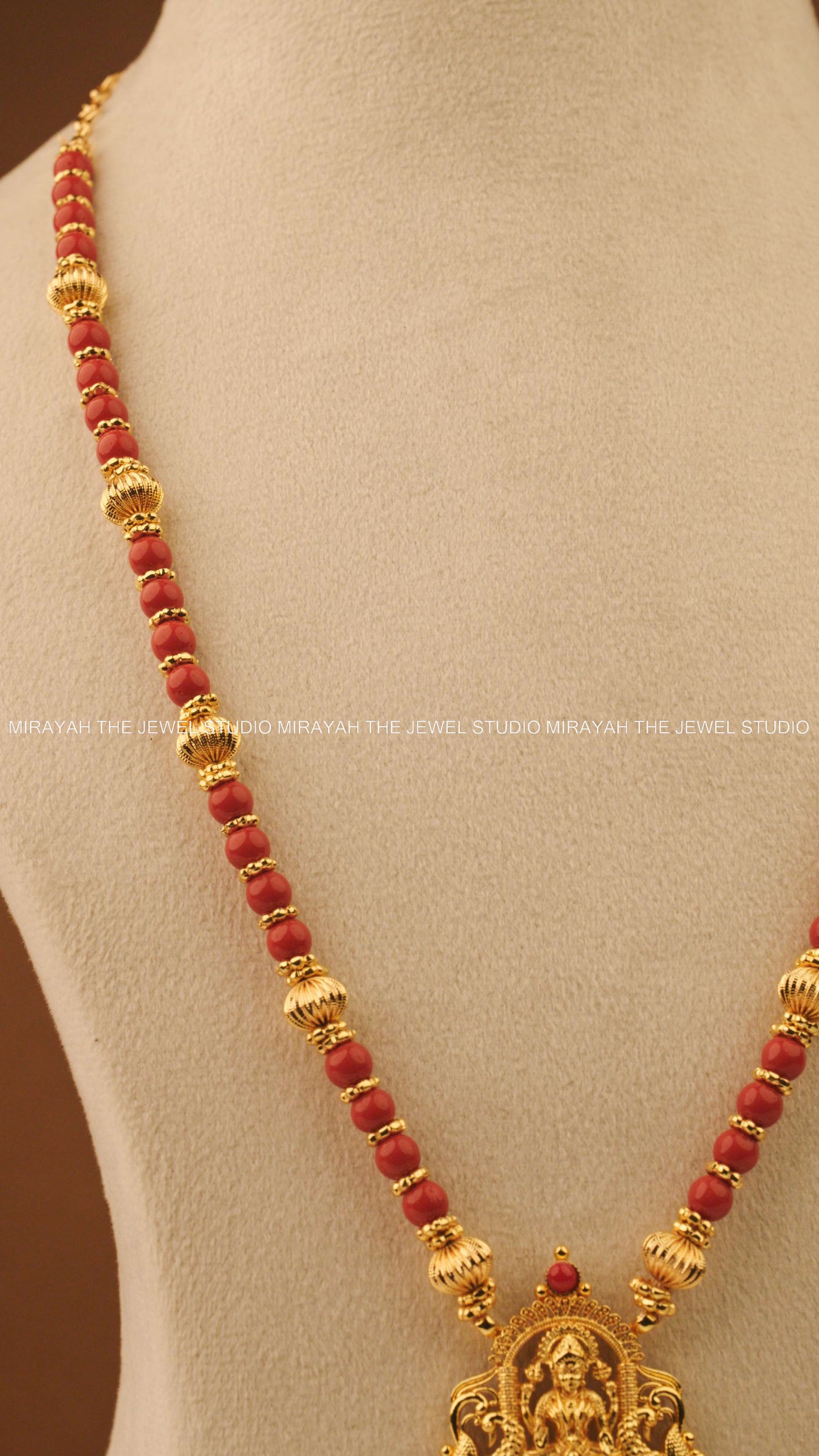 PAVALA MANGALA HARAM-MICRO PLATED