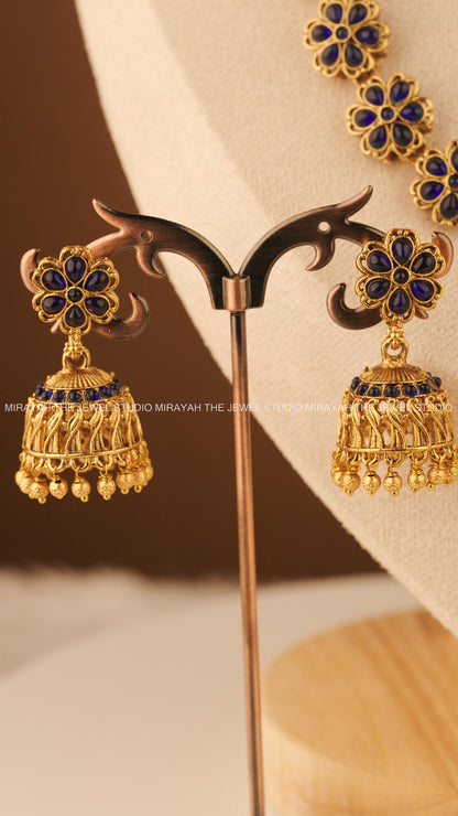 MYSTIC BLOOM NECKLACE - BLUE