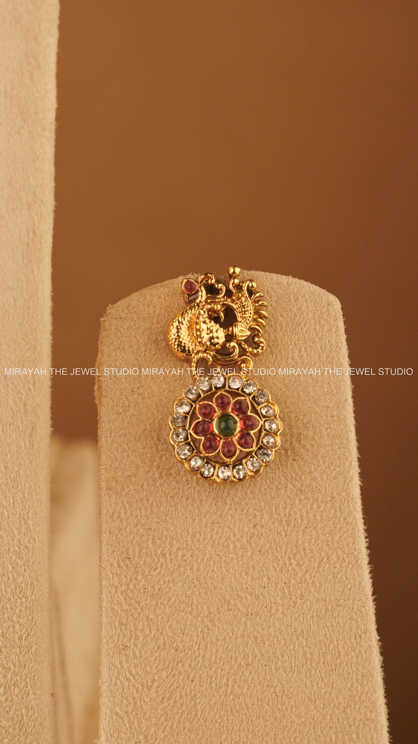 ROUND RUBY BRIDAL COMBO WITH HIP CHAIN