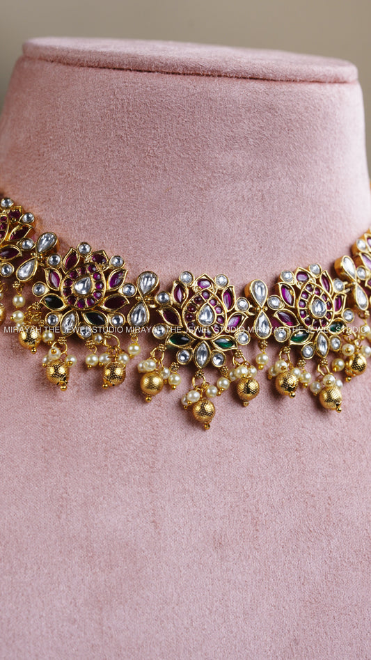 PREMIUM PEARL LOTUS NECKLACE