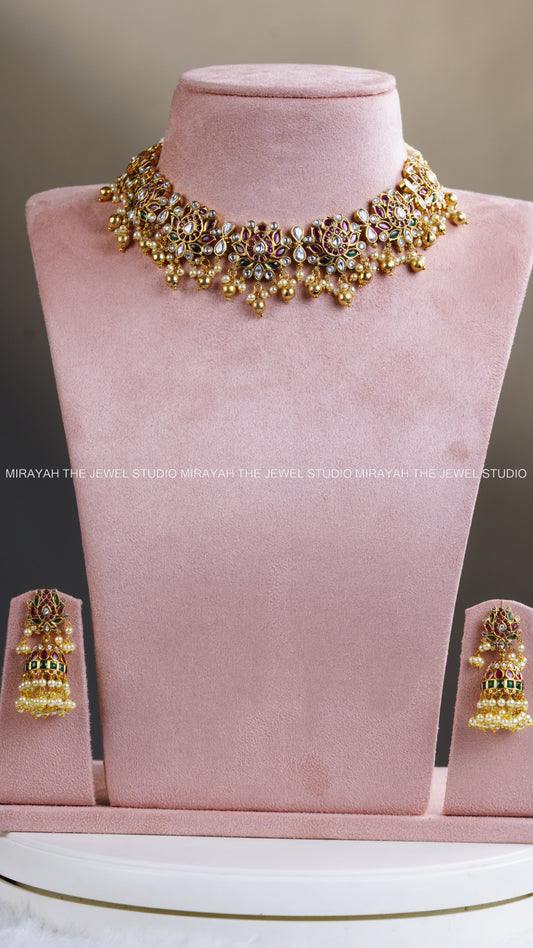 PREMIUM PEARL LOTUS NECKLACE