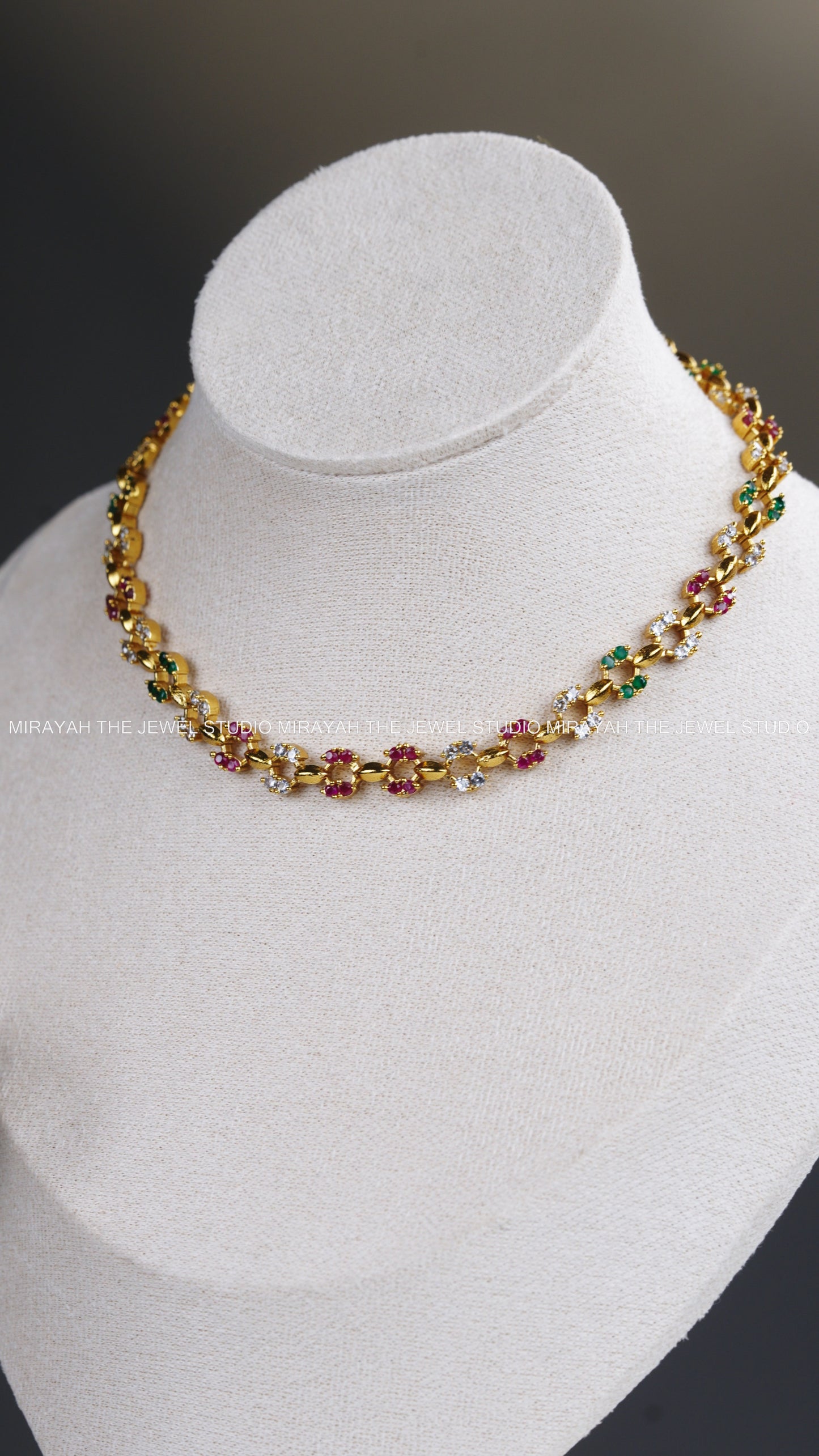 MINIMAL ELEGANT AD NECKLACE - MULTI