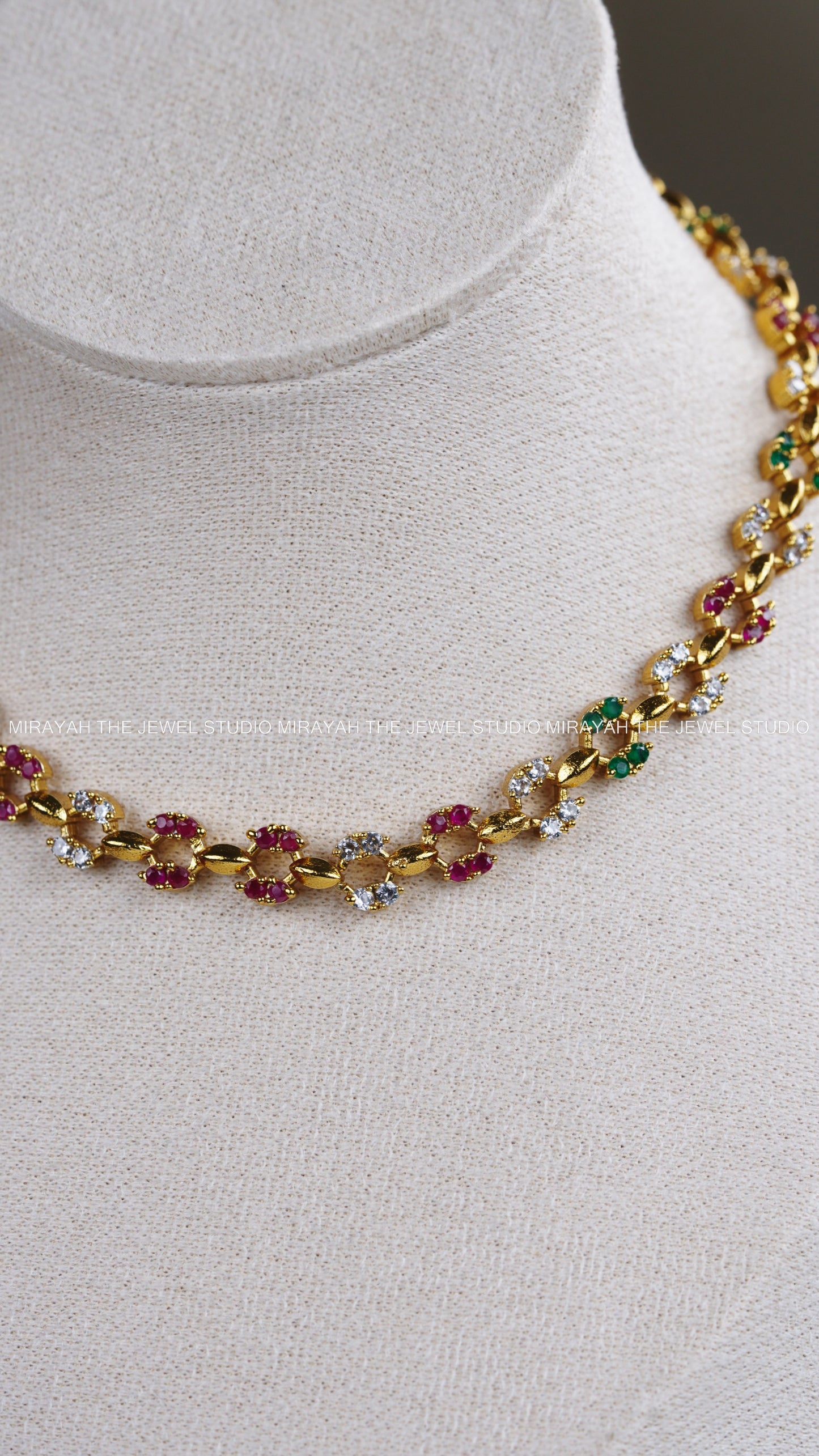 MINIMAL ELEGANT AD NECKLACE - MULTI