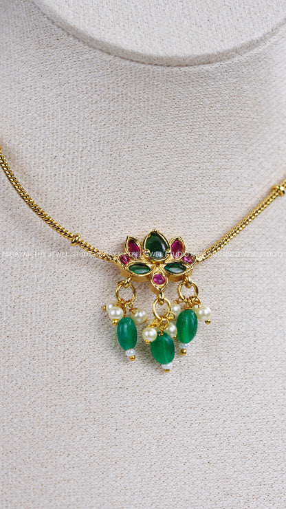 PREMIUM LOTUS PENDANT NECKLACE